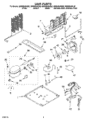 UNIT Diagram and Parts List for GR9SHKXKT02  Whirlpool Refrigerator
