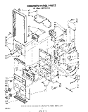 CONTROL PANEL Diagram and Parts List for RM275PXL2  Whirlpool Microwave Oven Combo