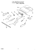 TOP VENTING, OPTIONAL Diagram and Parts List for RBD305PDQ9  Whirlpool Wall Oven