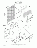 UNIT PARTS Diagram and Parts List for ST14CKXSQ01  Whirlpool Refrigerator