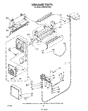 Part Location Diagram of 1115844 Whirlpool KNOB, WATER