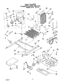 UNIT Diagram and Parts List for CS22AFXKQ03  Crosley Refrigerator