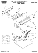 SECTION Diagram and Parts List for REL4622BL0  Roper Dryer