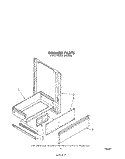 DRAWER Diagram and Parts List for SM988PEPW0  Whirlpool Range