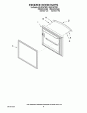 FREEZER DOOR PARTS Diagram and Parts List for KBLS19KTMS1  KitchenAid Refrigerator