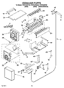 ICEMAKER PARTS Diagram and Parts List for KSSS36QMB02  KitchenAid Refrigerator