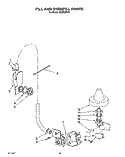 FILL AND OVERFILL Diagram and Parts List for KUDB230Y0  KitchenAid Dishwasher