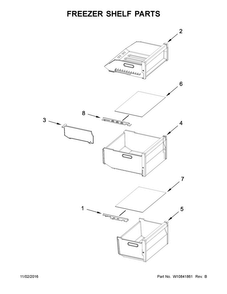 Part Location Diagram of W10703785 Whirlpool SLIDE