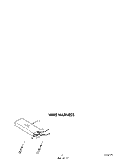 WIRE HARNESS Diagram and Parts List for H6358W1  Roper Range