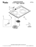 COOKTOP PARTS Diagram and Parts List for YGY397LXUS04  Whirlpool Range