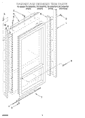 Part Location Diagram of 2006213 Whirlpool TRIM-CABNT
