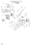 OVEN INTERIOR Diagram and Parts List for GT1196SHS0  Whirlpool Microwave