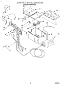 CONTROL MODULE Diagram and Parts List for 3PACM18DD0  Whirlpool Air Conditioner