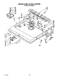 DOOR AND LATCH Diagram and Parts List for KUDD23HY0  KitchenAid Dishwasher