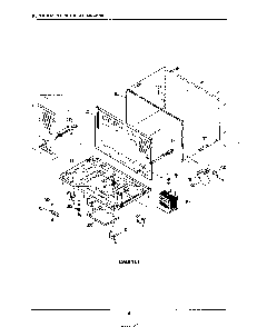 Cabinet Diagram and Parts List for KECO376MCS  KitchenAid Microwave