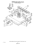 DOOR AND LATCH Diagram and Parts List for 4KUDS220T2  KitchenAid Dishwasher