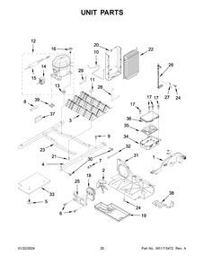 Part Location Diagram of W11546982 Whirlpool INVRTR-BOX