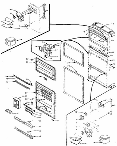 Part Location Diagram of 508056 Whirlpool Refrigerator door gasket