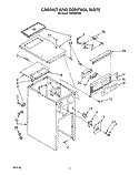 CABINET AND CONTROL Diagram and Parts List for TC8700XYP0  Whirlpool Trash Compactor