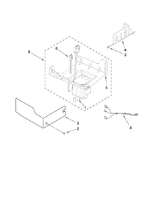 Pump Parts Diagram and Parts List for 10689582706  Kenmore Ice Maker