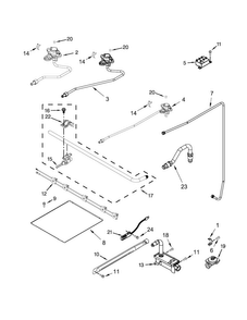 Part Location Diagram of W10836473 Whirlpool HARNS-WIRE