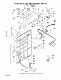 Part Location Diagram of WPW10196930 Whirlpool Control Panel