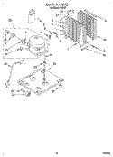UNIT Diagram and Parts List for D30A2  Whirlpool Dehumidifier