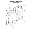 INSTALLATION Diagram and Parts List for CA24WCL0  Crosley Air Conditioner
