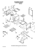 CHASSIS PARTS Diagram and Parts List for KGRS308BSS0  KitchenAid Range