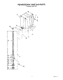 POWERSCREW AND RAM Diagram and Parts List for KUCC151V1  KitchenAid Trash Compactor
