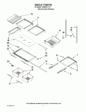 SHELF PARTS Diagram and Parts List for 7GI5FSAXVY2  Whirlpool Refrigerator