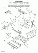 UNIT PARTS Diagram and Parts List for KBFS20EVWH00  KitchenAid Refrigerator