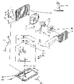 Unit Diagram and Parts List for 1068750513-AC  Kenmore Air Conditioner