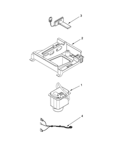 Pump Parts Diagram and Parts List for KUID508ESS0  KitchenAid Ice Maker