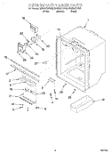 REFRIGERATOR LINER Diagram and Parts List for EB22DKXFN00  Whirlpool Refrigerator