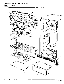 03 - Fresh Food Compartment Diagram and Parts List for NR460A  Whirlpool Refrigerator