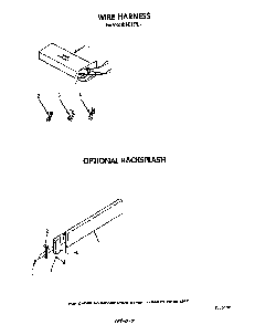 ^backsplash Diagram and Parts List for N9157*1  Roper Range