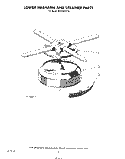 LOWER WASHARM AND STRAINER Diagram and Parts List for KUDD210T0  KitchenAid Dishwasher