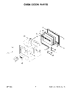 Part Location Diagram of W11699927 Whirlpool HINGE-DOOR