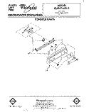 CONSOLE Diagram and Parts List for DU3016XL0  Whirlpool Dishwasher