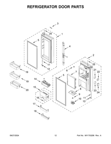 Part Location Diagram of W11727980 Whirlpool ICEMAKER
