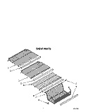 SHELF Diagram and Parts List for EV150NXWW03  Whirlpool Freezer