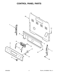 Part Location Diagram of W11583303 Whirlpool CNTRL-ELEC
