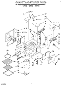 CABINET AND STIRRER, OPTIONAL Diagram and Parts List for KEMS378BBL3  KitchenAid Wall Oven