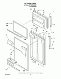 Part Location Diagram of LW10271885 Whirlpool DOR-FIP Stainless Steel