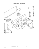 CONTROL PANEL, LIT/OPTIONAL Diagram and Parts List for FES370VL0  Whirlpool Range