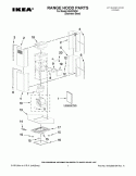 RANGE HOOD PARTS Diagram and Parts List for IH8432WS0  Whirlpool Range Hood
