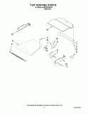 TOP VENTING PARTS Diagram and Parts List for KEBS208SSS03  KitchenAid Wall Oven