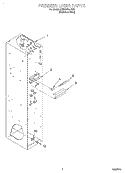 FREEZER LINER Diagram and Parts List for KSSS48QJX00  KitchenAid Refrigerator
