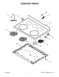Part Location Diagram of W11766519 Whirlpool HARNS-WIRE